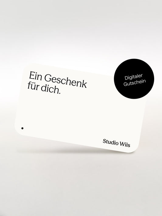 Geschenkkarte mit Aufschrift Ein Geschenk für dich von Studio Wiis